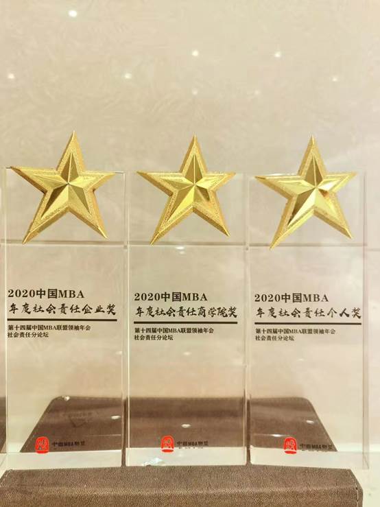 必赢242net官网MBA应邀出席第十四届中国MBA联盟领袖年会暨商学院高峰论坛并获奖